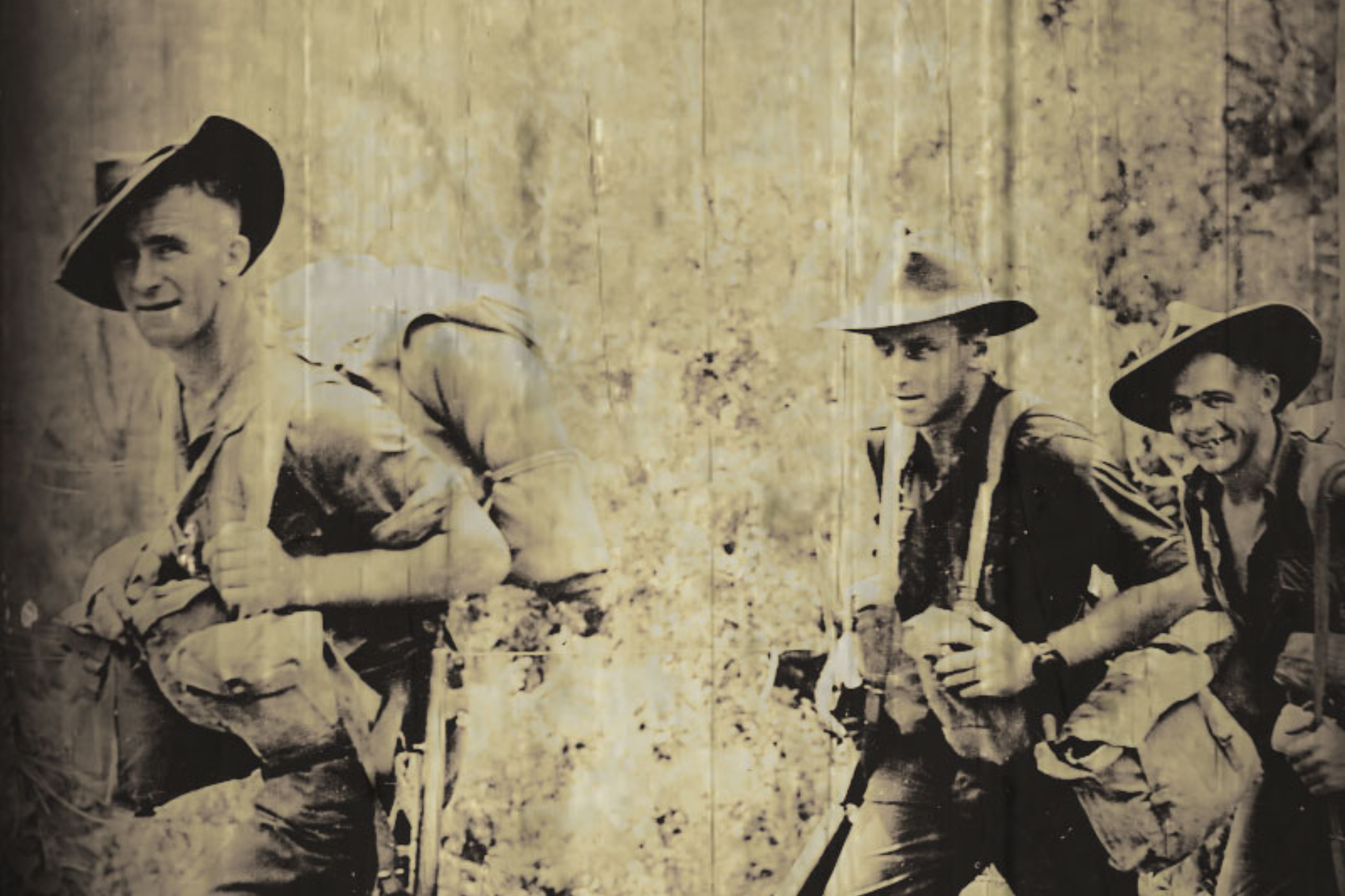 Australian soldiers during the Kokoda Campaign
