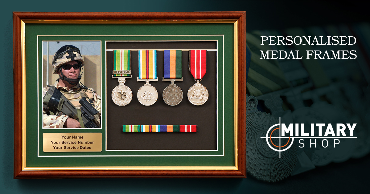Personalised Medal Display Frames